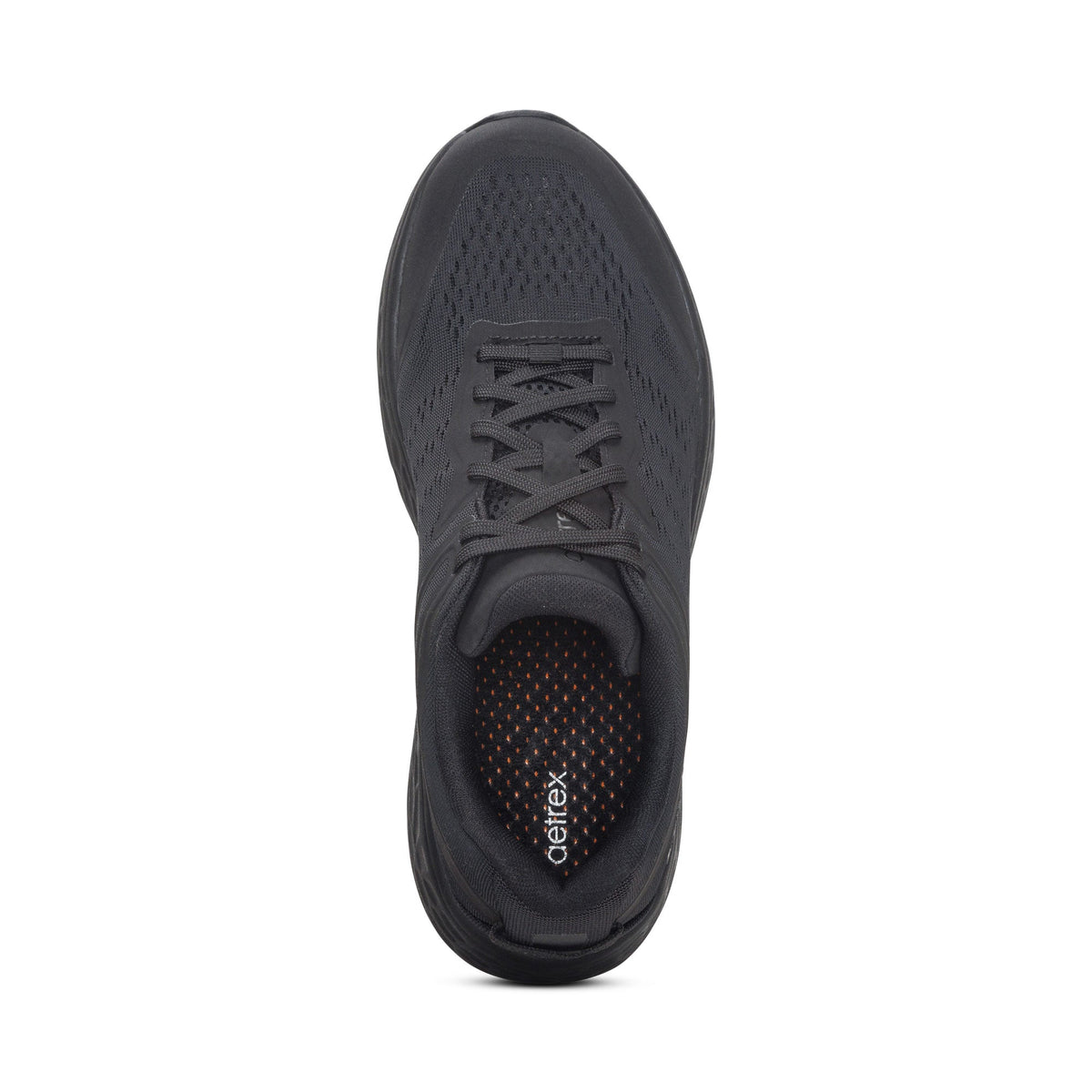 Aetrex Chase Arch Support Sneaker - Black/Black