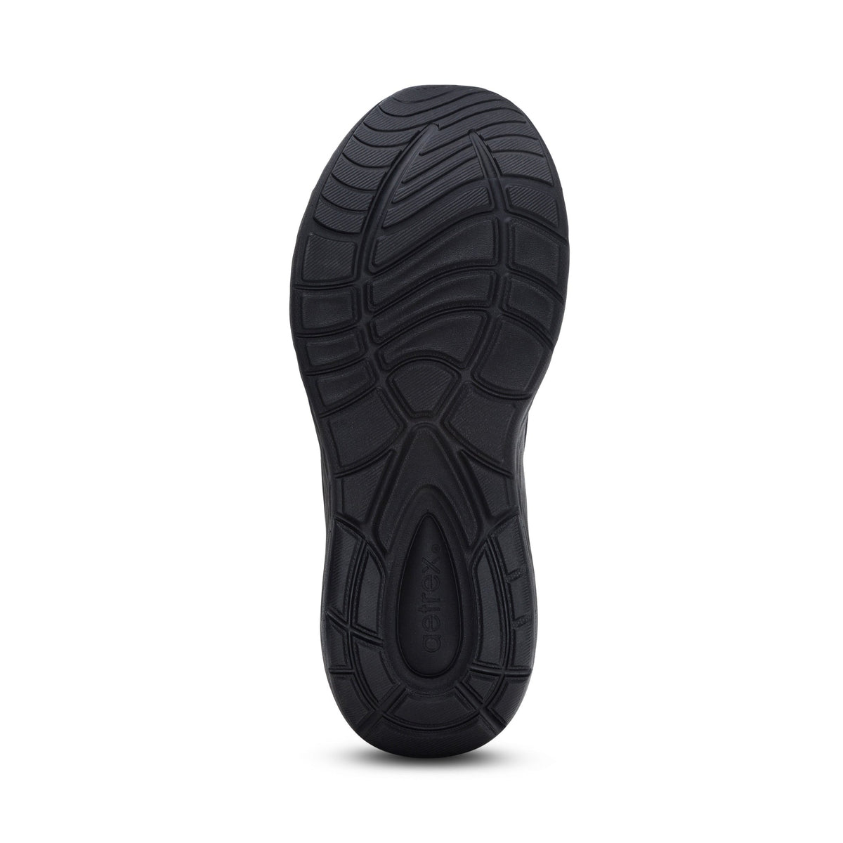 Aetrex Dash Arch Support Men's Sneaker - Black/Black