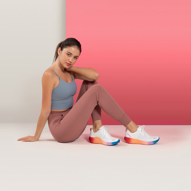 Aetrex Danika Arch Support Sneaker - White Ombre