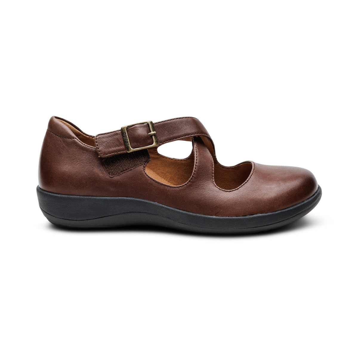 Aetrex Paisley Mary Jane - Brown