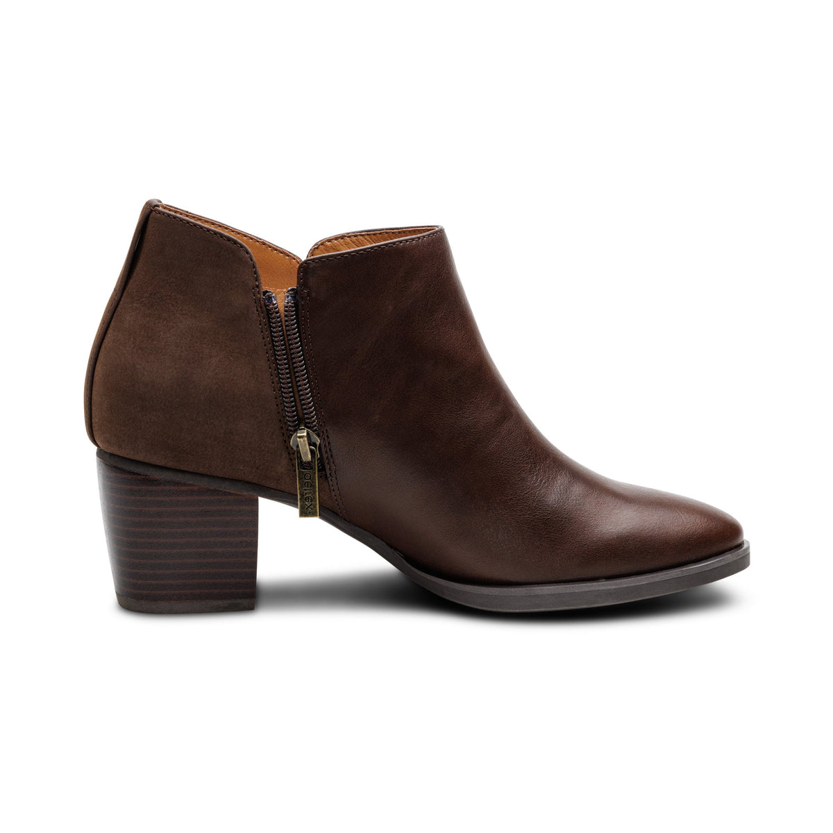 Aetrex Victoria Short Bootie - Dark Brown
