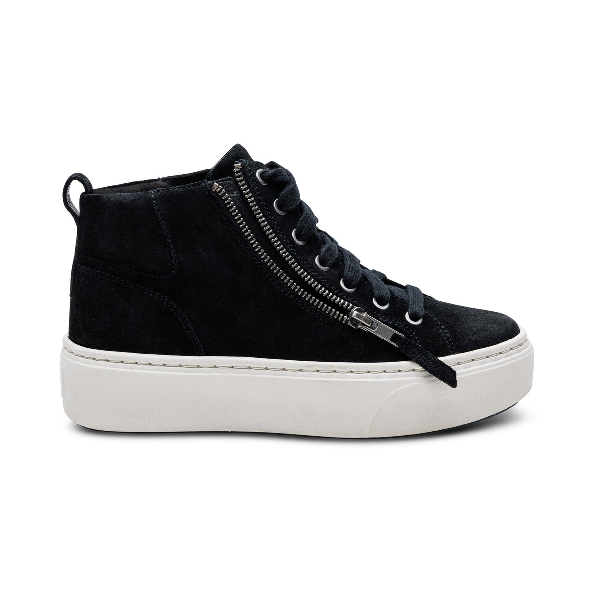 Aetrex Gianna Arch Support Platform Sneaker - Black