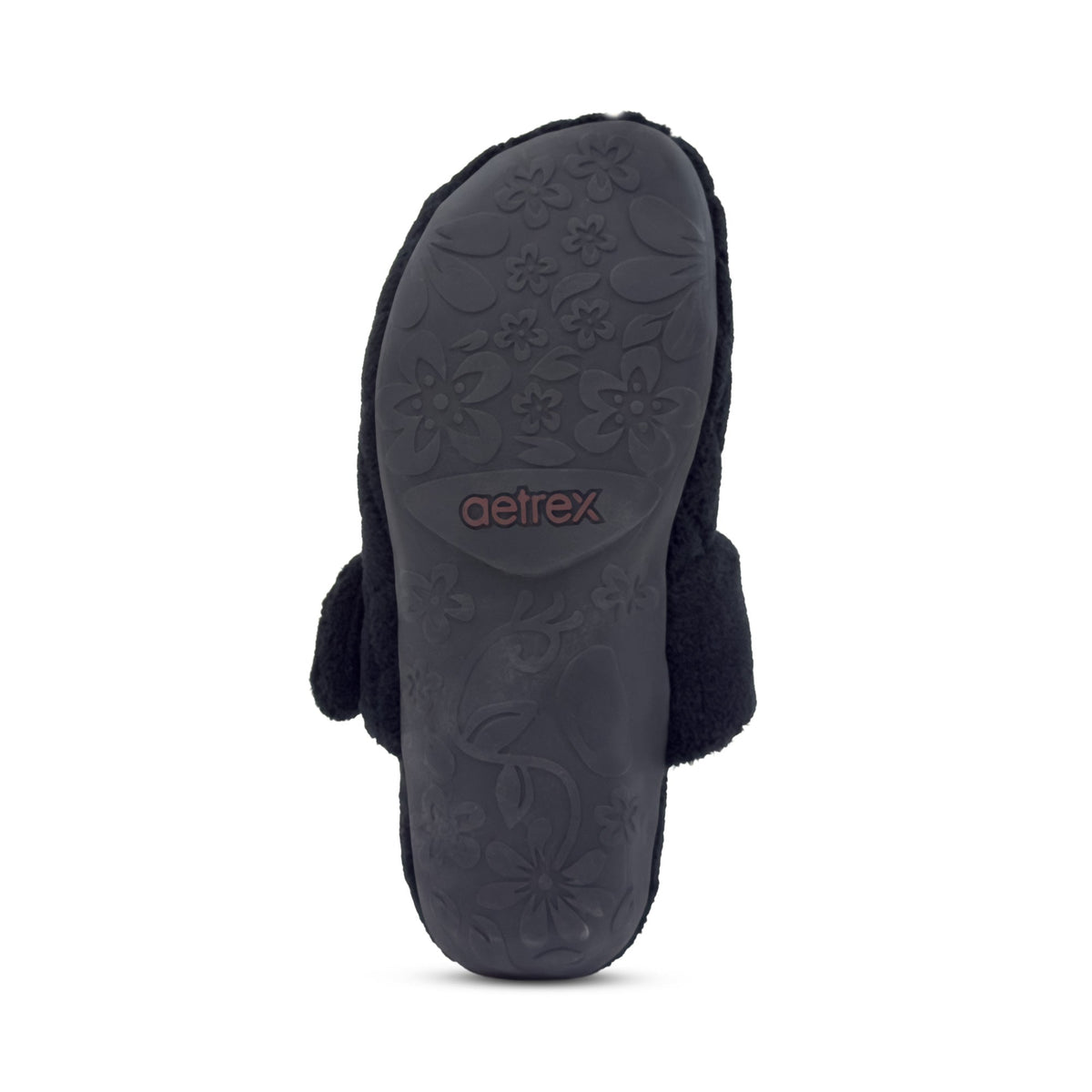 Aetrex Maya Closed Toe Slipper - Black