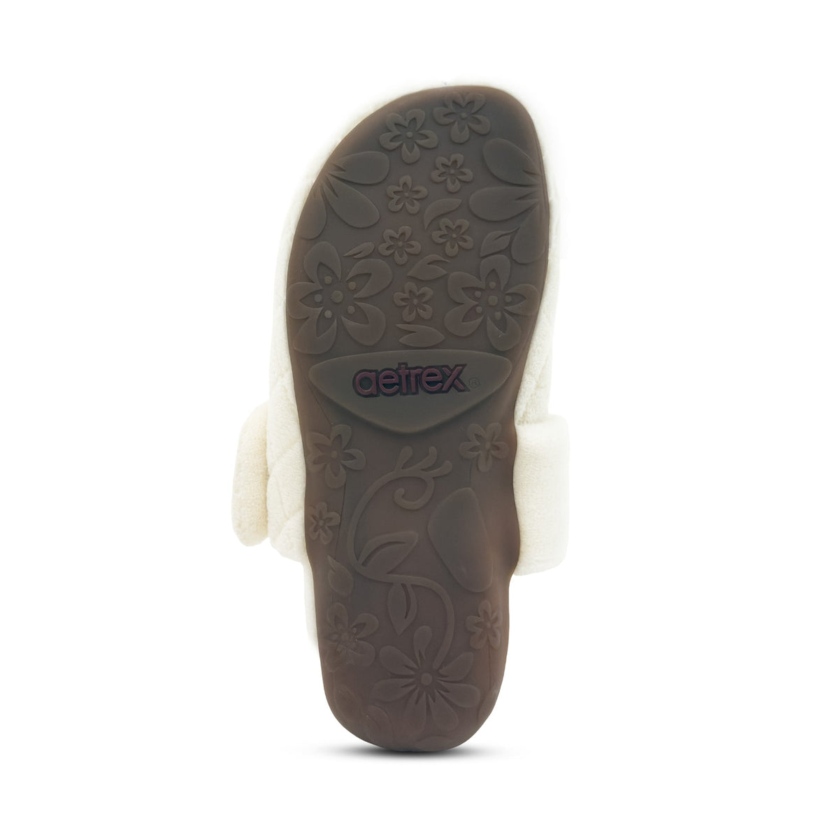 Aetrex Maya Closed Toe Slipper - Ivory