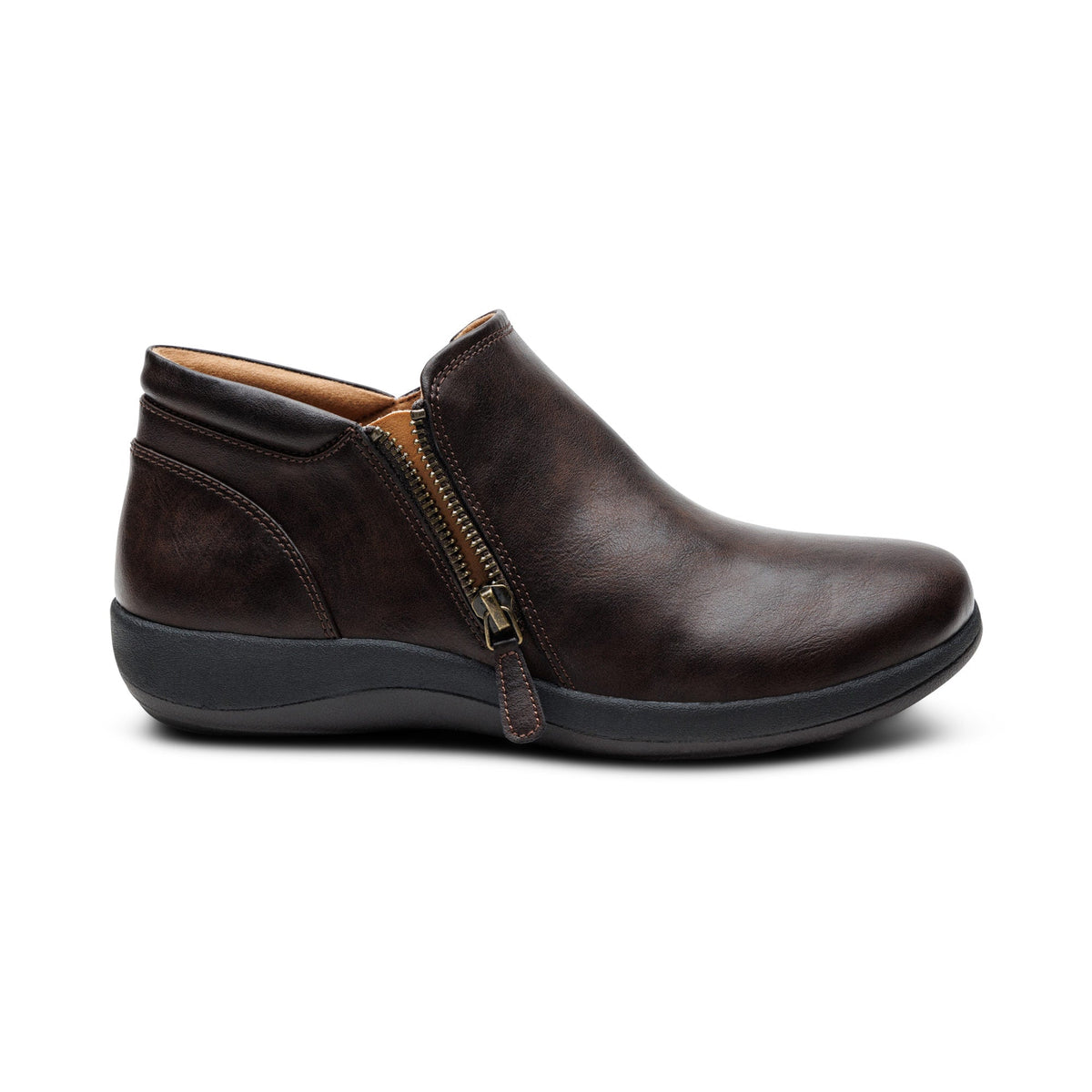 Aetrex Bridget Ankle Boot - Dark Brown