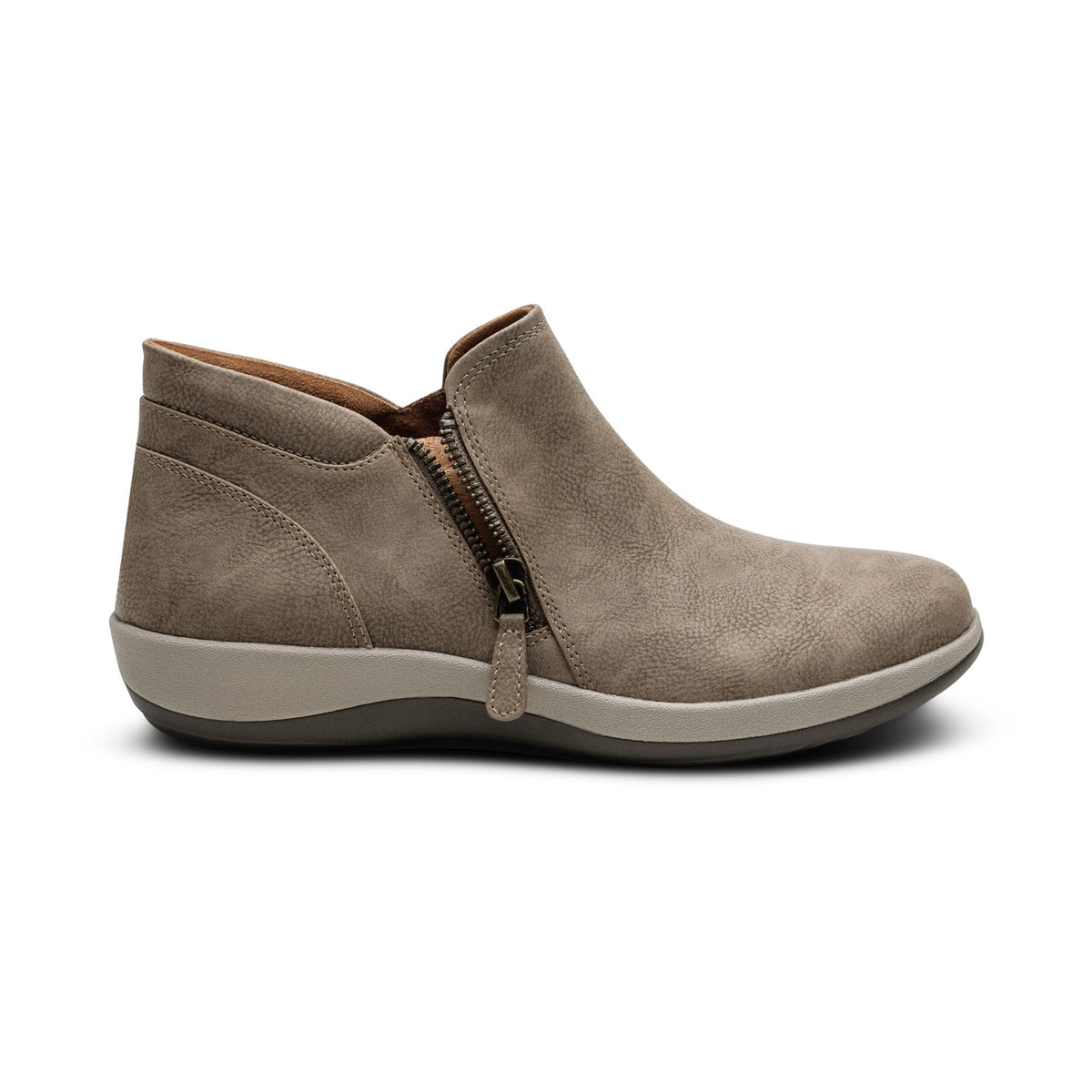 Aetrex Bridget Ankle Boot - Taupe