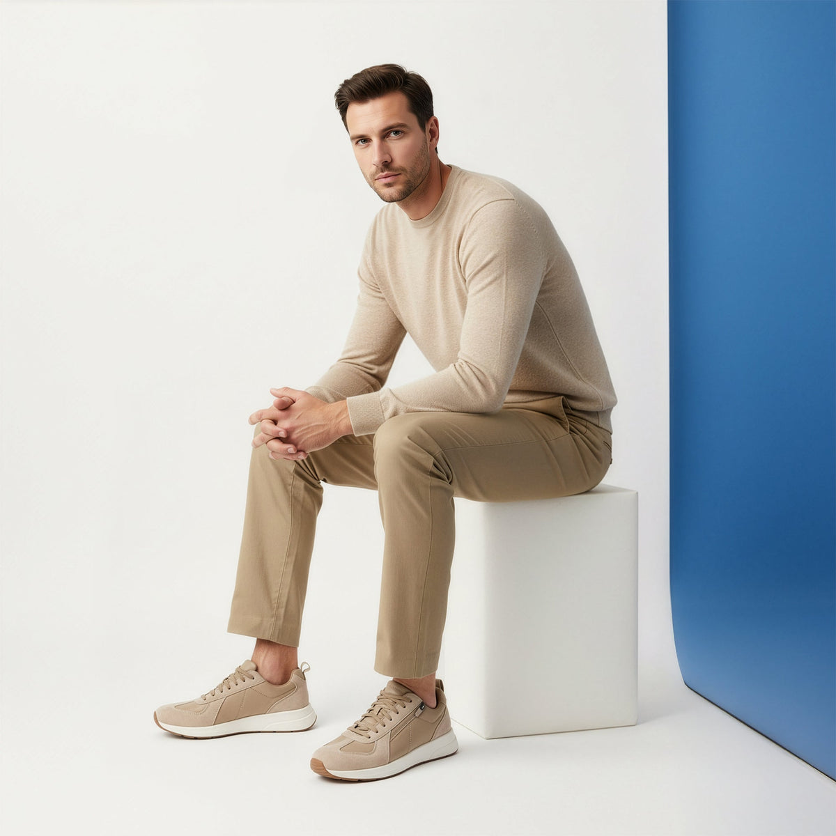 Aetrex Miles Arch Support Sneaker - Tan
