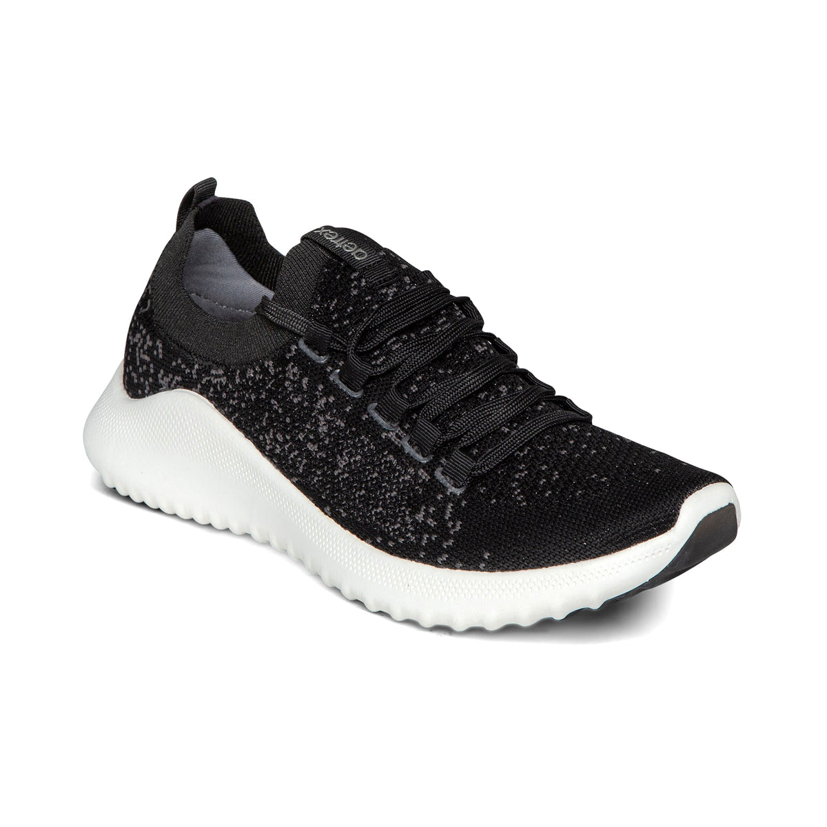 Aetrex Carly Arch Support Sneaker - Black