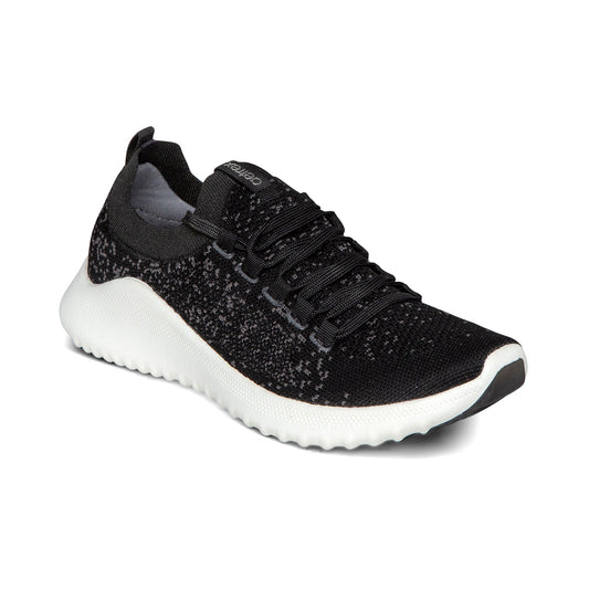 Aetrex Carly Arch Support Sneaker - Black