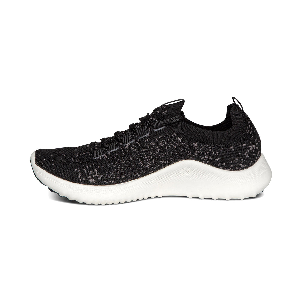Aetrex Carly Arch Support Sneaker - Black