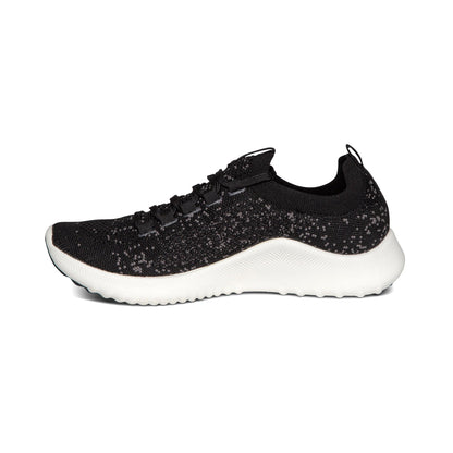 Aetrex Carly Arch Support Sneaker - Black