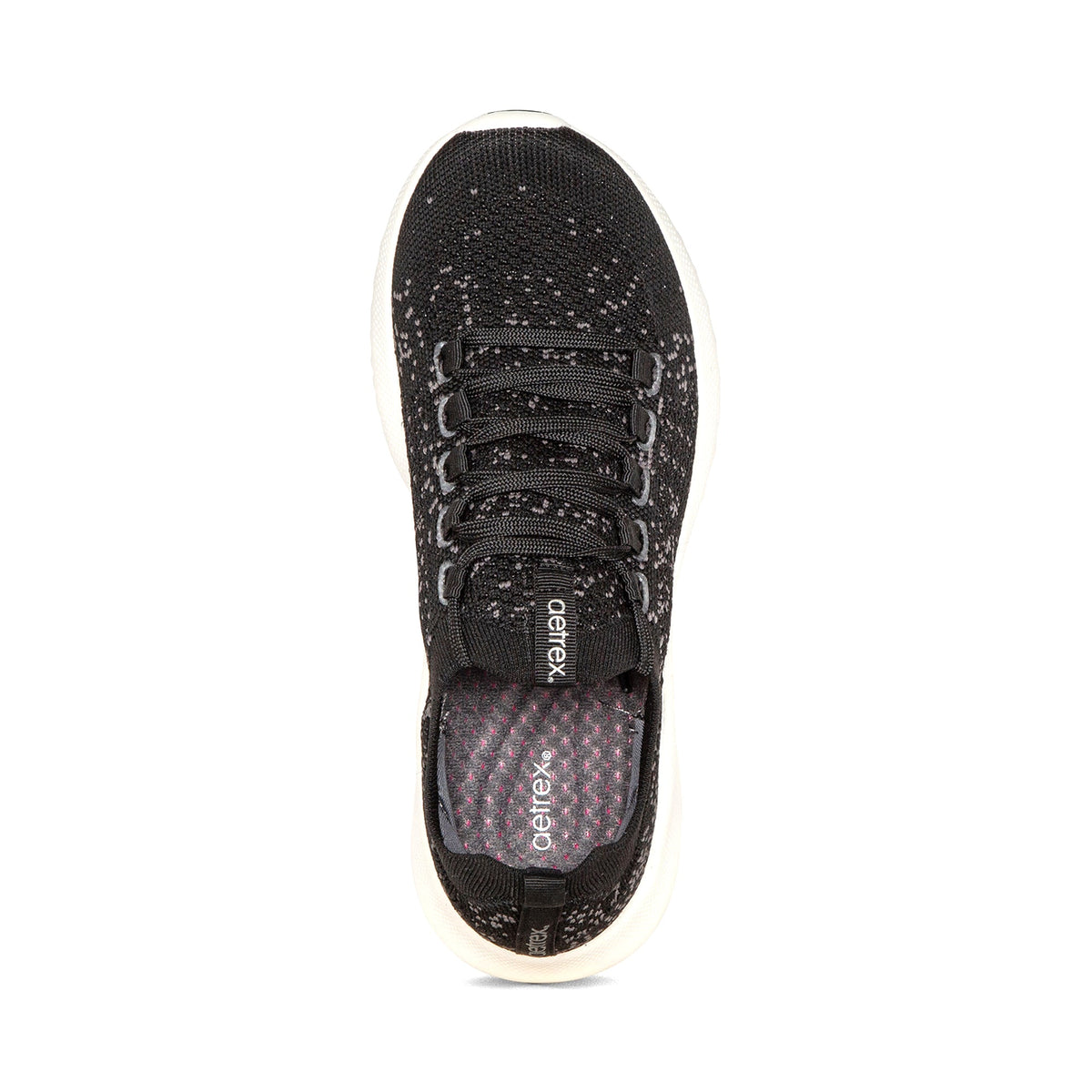 Aetrex Carly Arch Support Sneaker - Black