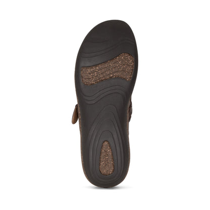 Aetrex Libby Comfort Clog - Brown