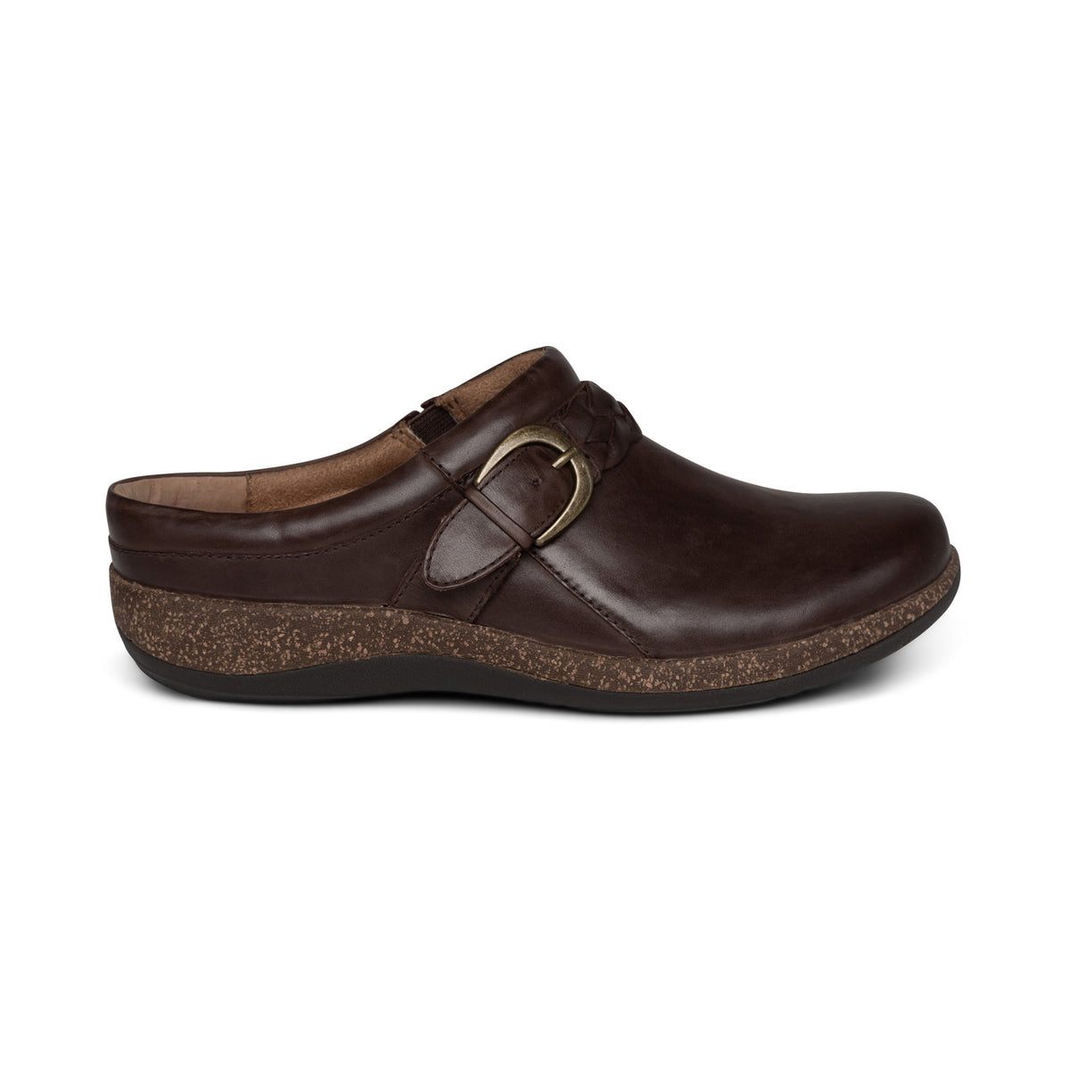 Aetrex Libby Comfort Clog - Brown