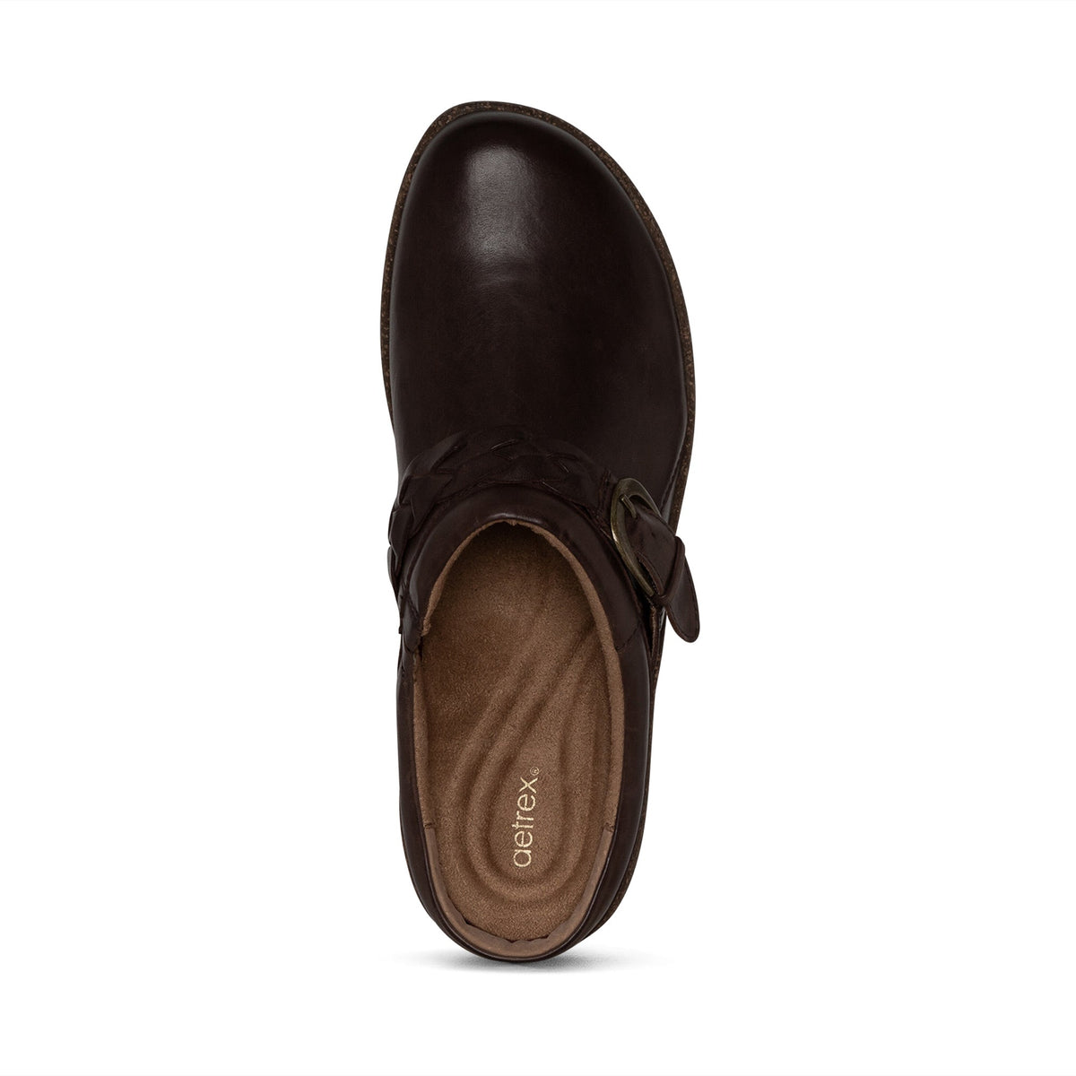 Aetrex Libby Comfort Clog - Brown