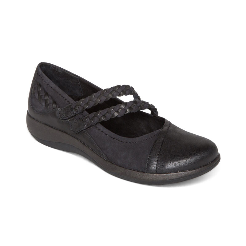 Aetrex Annie Mary Jane - Black