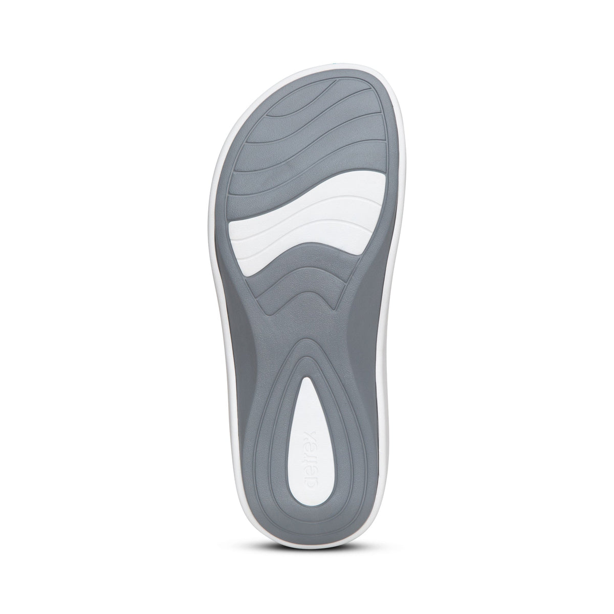 Aetrex Maui Orthotic Women's Flips - Glossy White