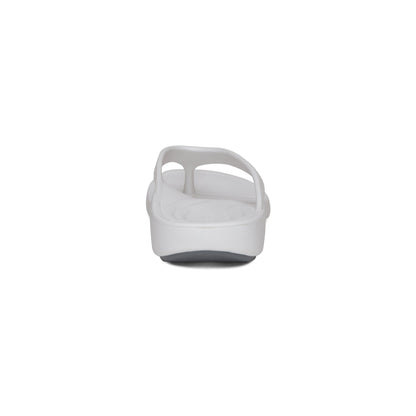 Aetrex Maui Orthotic Women's Flips - Glossy White