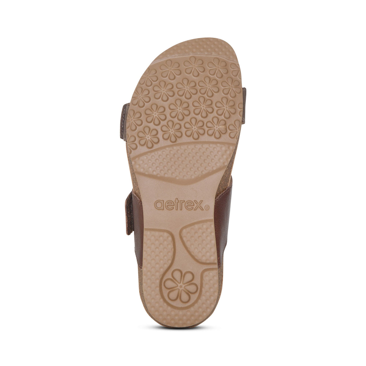 Aetrex Daisy Adjustable Slide - Brown