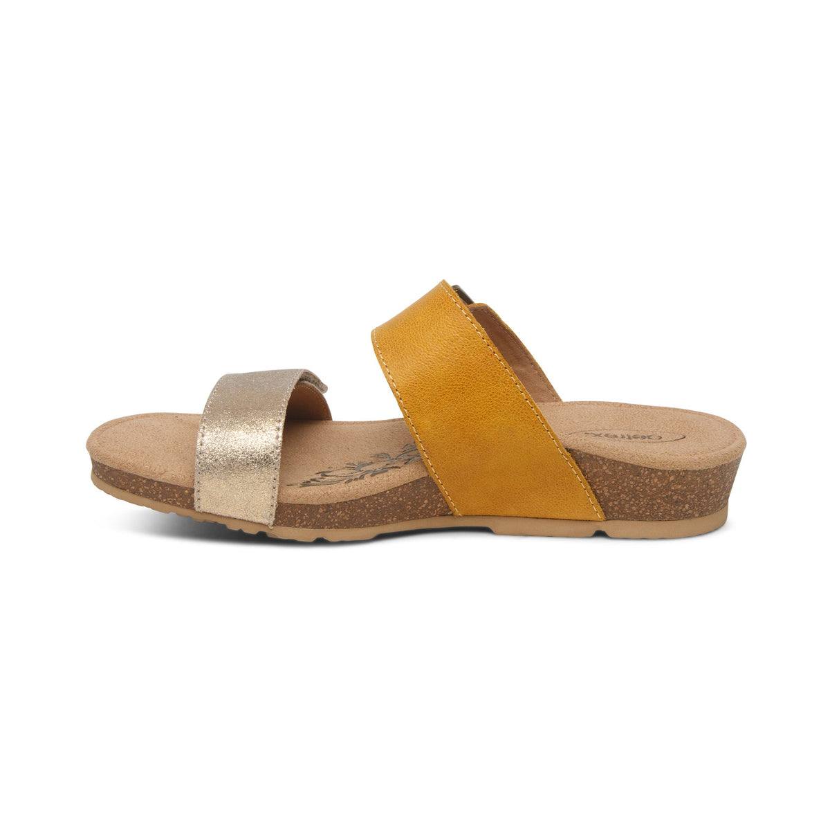 Aetrex Daisy Adjustable Slide - Sunflower
