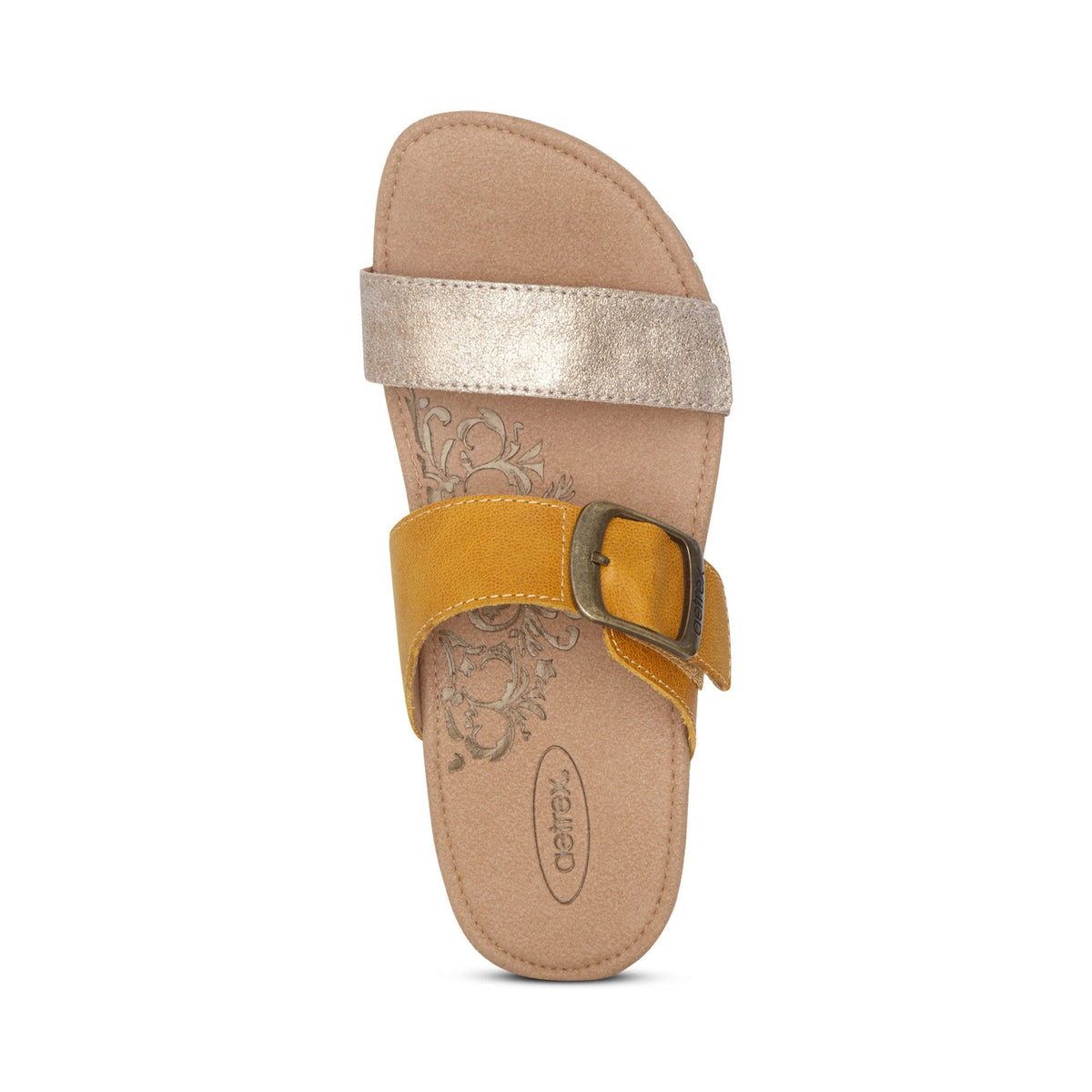 Aetrex Daisy Adjustable Slide - Sunflower