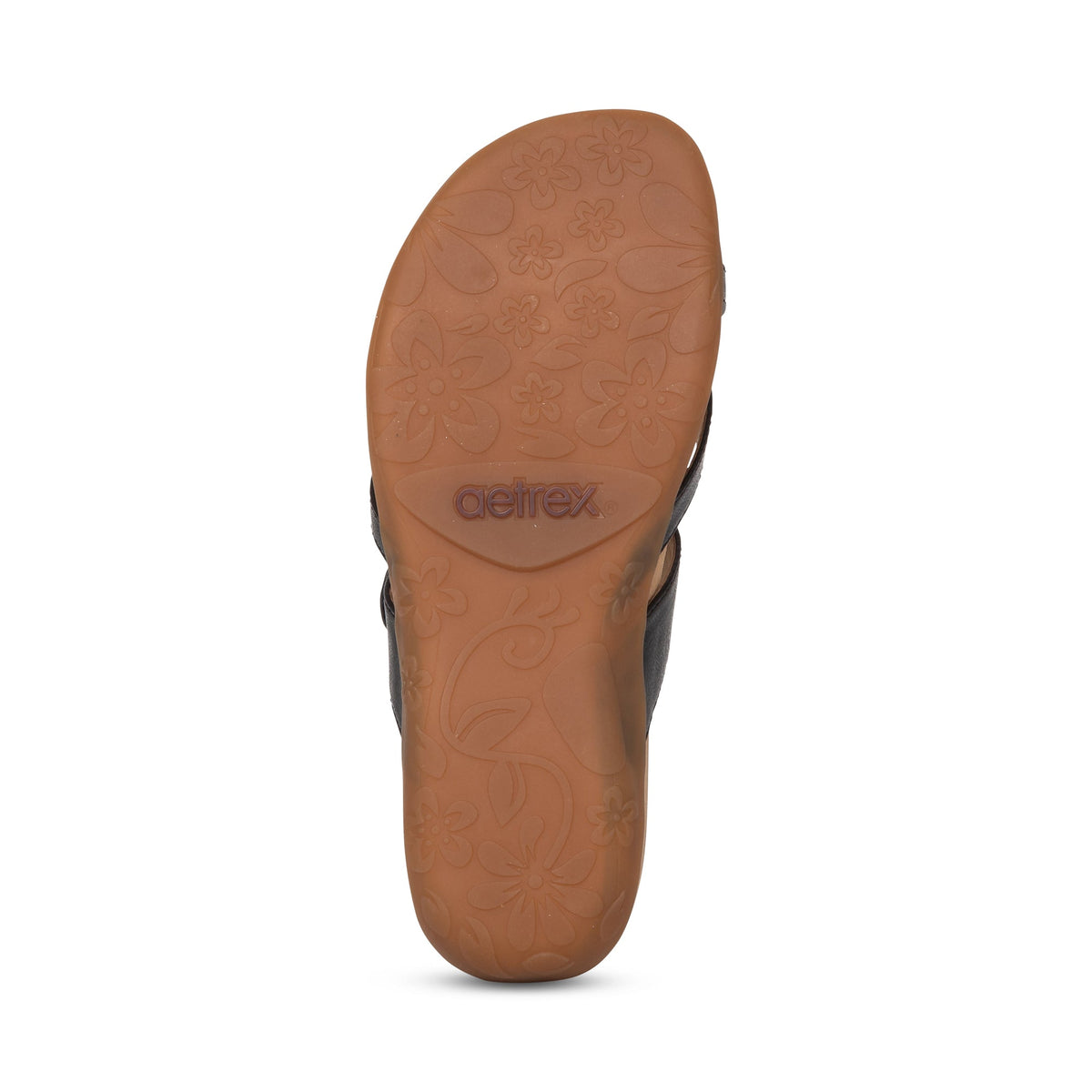 Aetrex Izzy Adjustable Slide Sandal - Black