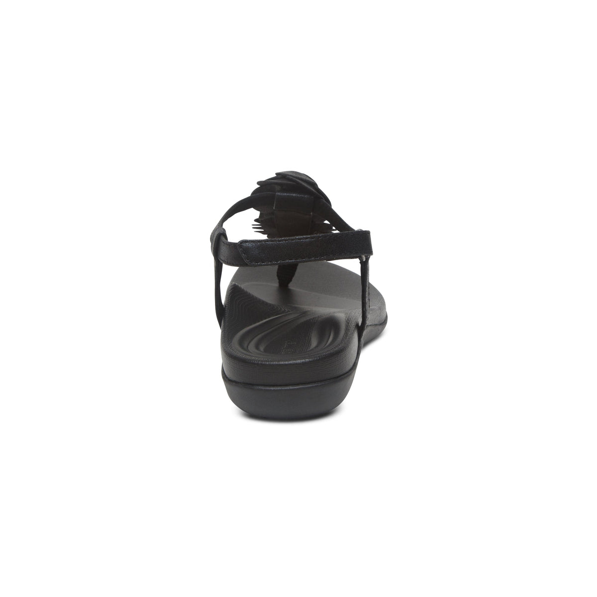 Aetrex Charli Thong Sandal - Black