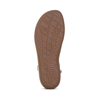 Aetrex Charli Thong Sandal - Champagne