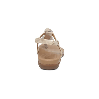 Aetrex Charli Thong Sandal - Champagne