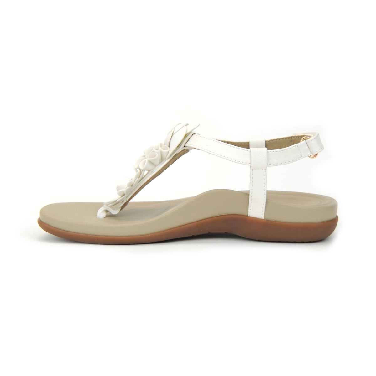 Aetrex Charli Thong Sandal - White