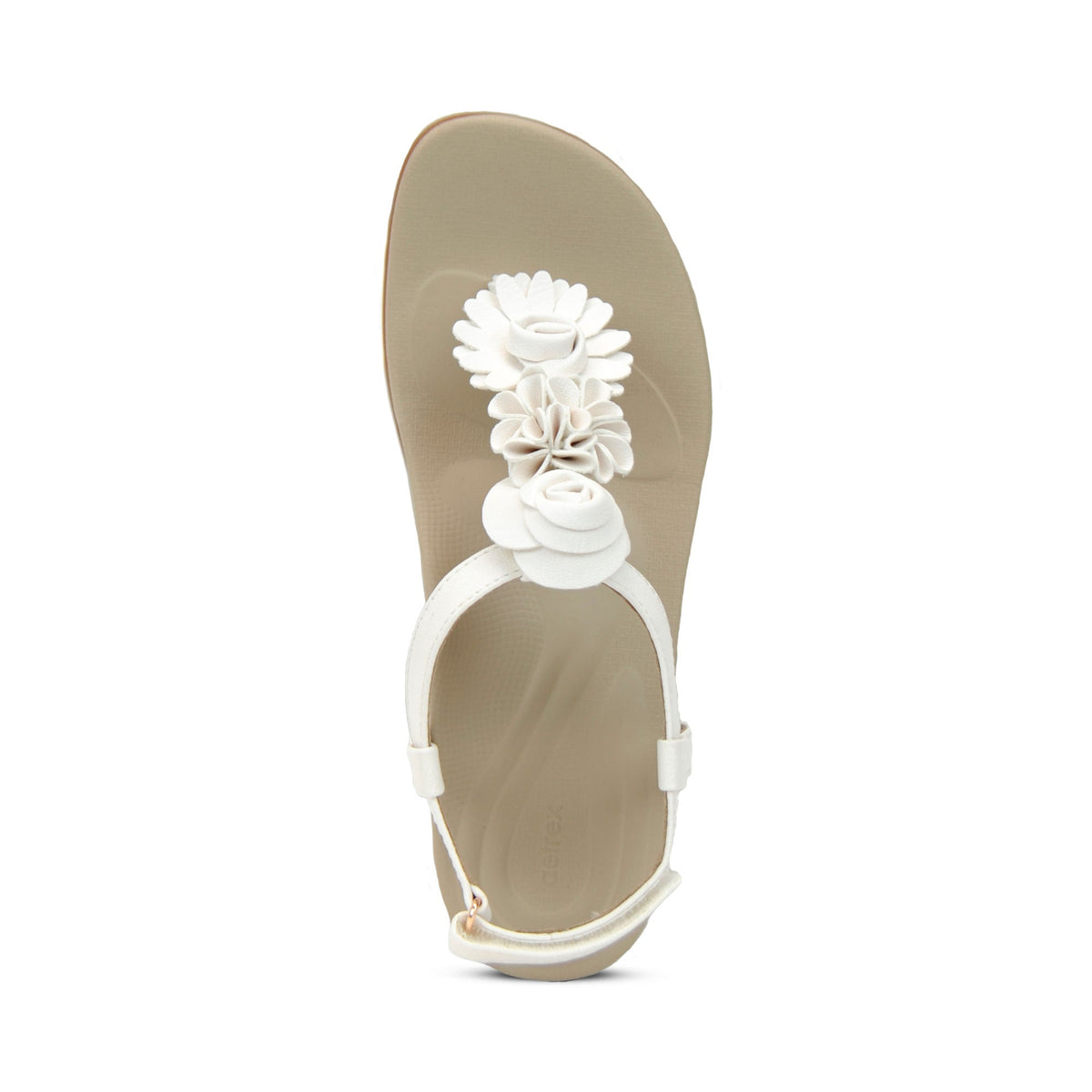 Aetrex Charli Thong Sandal - White