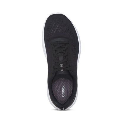 Aetrex Danika Arch Support Sneaker - Black