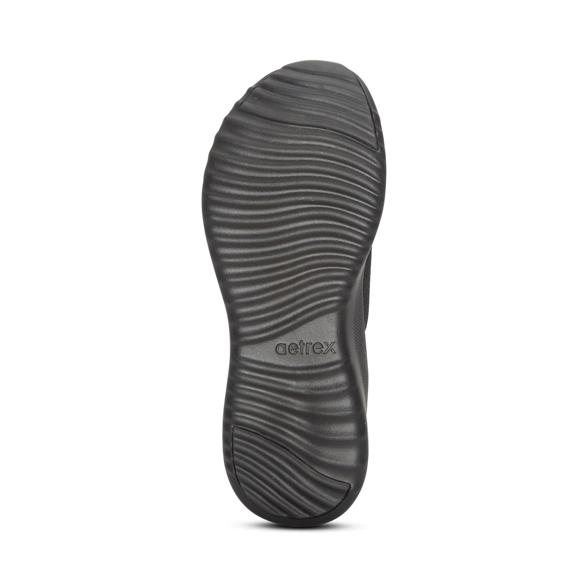 Aetrex Carly Arch Support Sneaker - Black/Black