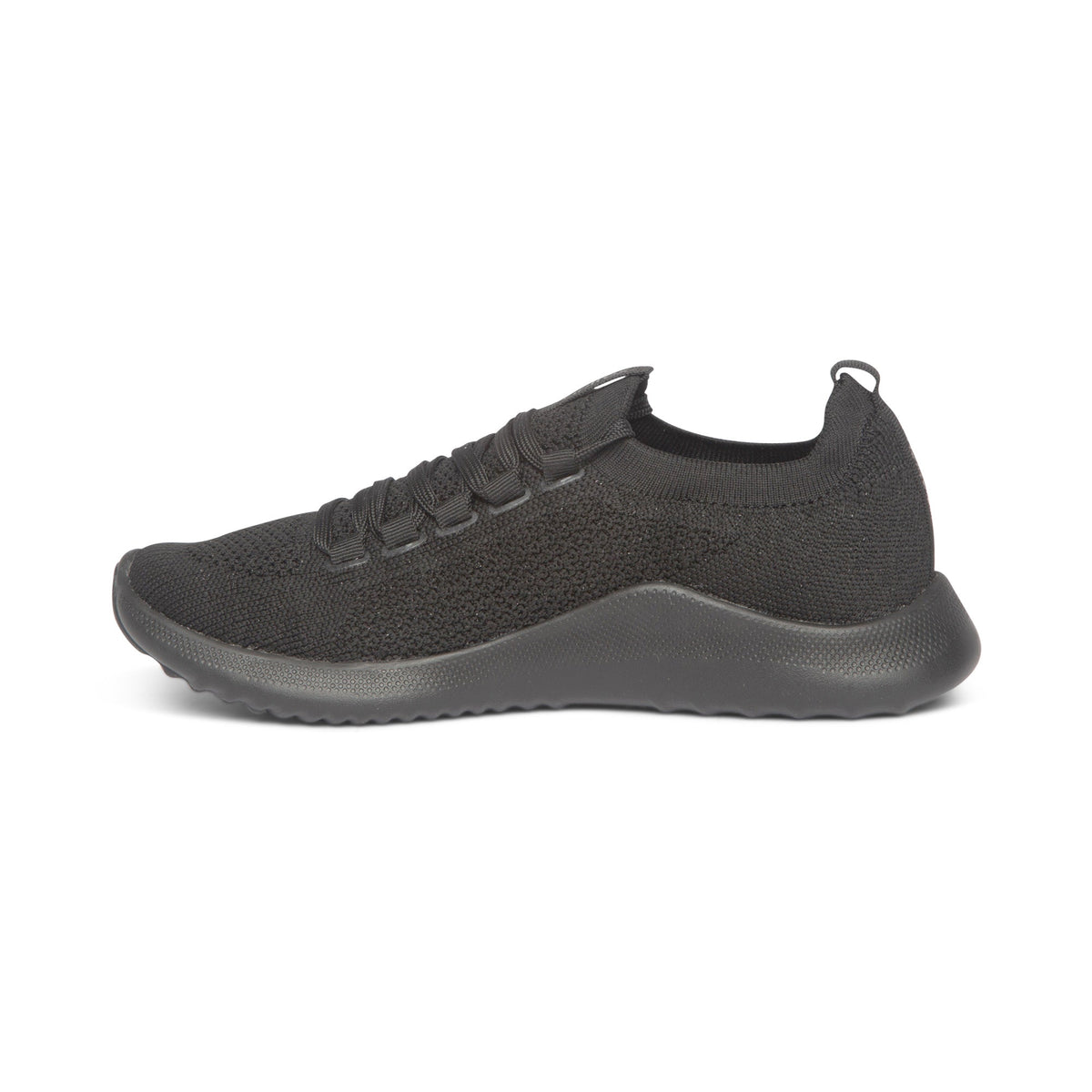 Aetrex Carly Arch Support Sneaker - Black/Black