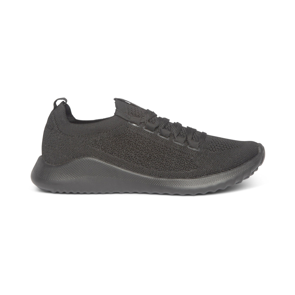 Aetrex Carly Arch Support Sneaker - Black/Black