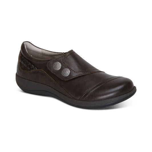 Aetrex Karina Monk Strap - Iron