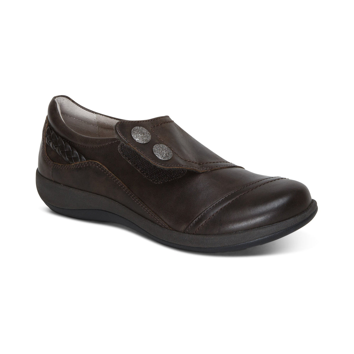 Aetrex Karina Monk Strap - Iron
