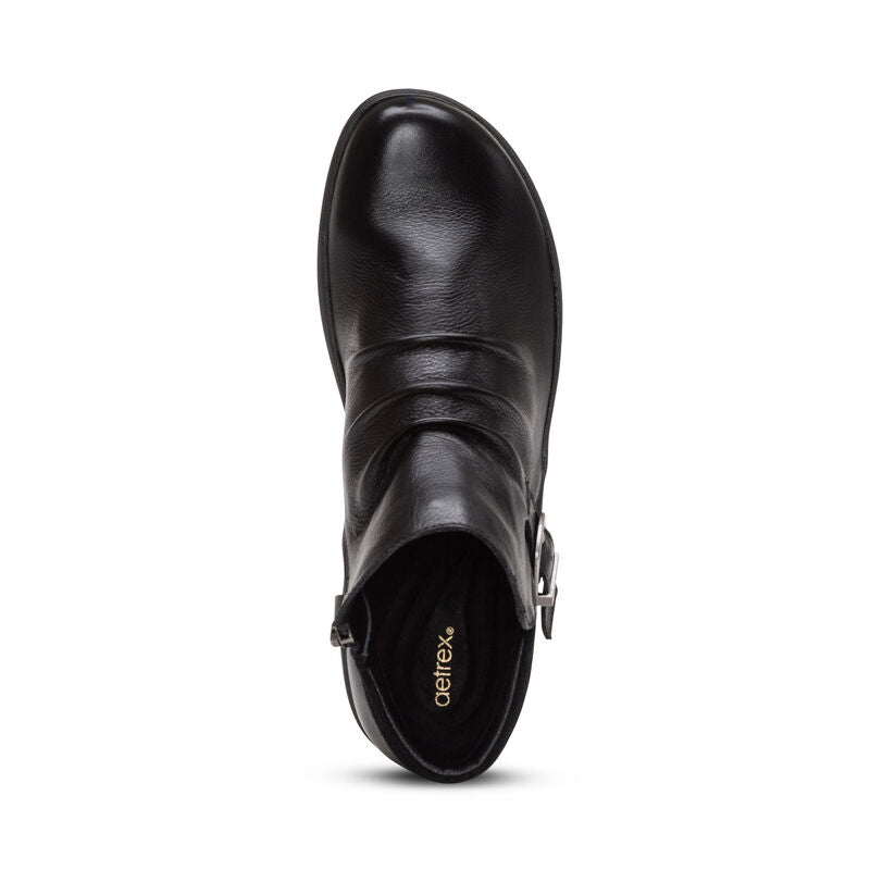 Aetrex Luna Ankle Boot - Black