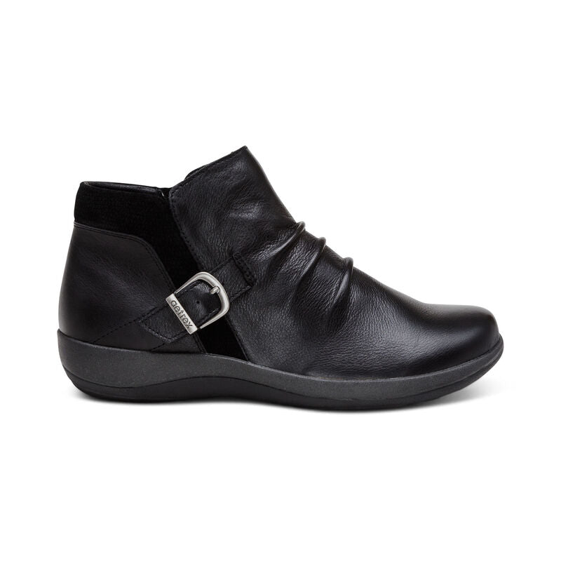 Aetrex Luna Ankle Boot - Black