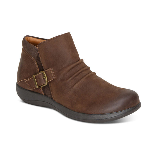 Aetrex Luna Ankle Boot - Dark Earth