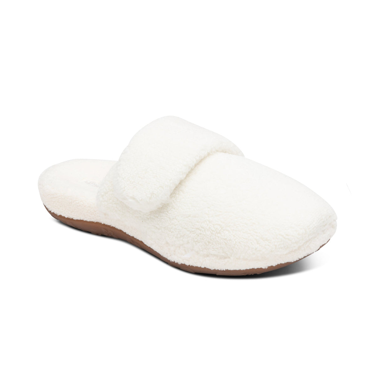 Aetrex Mandy Closed Toe Slipper - Ivory
