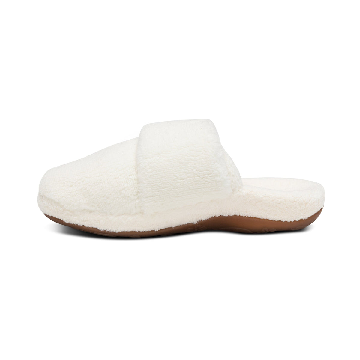 Aetrex Mandy Closed Toe Slipper - Ivory