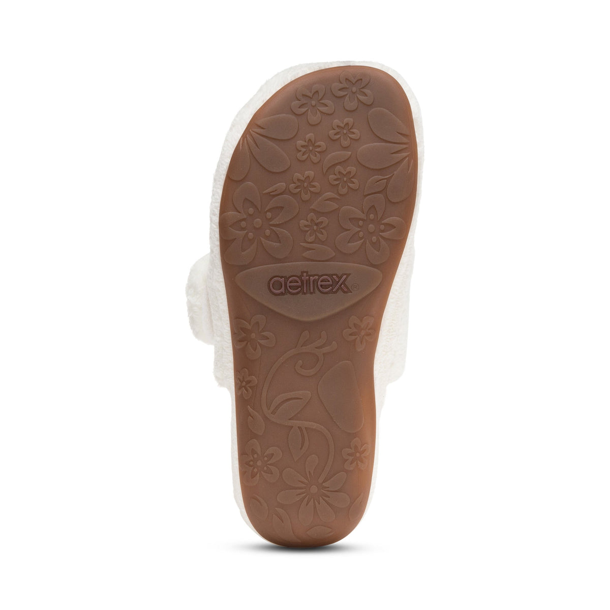 Aetrex Mandy Closed Toe Slipper - Ivory