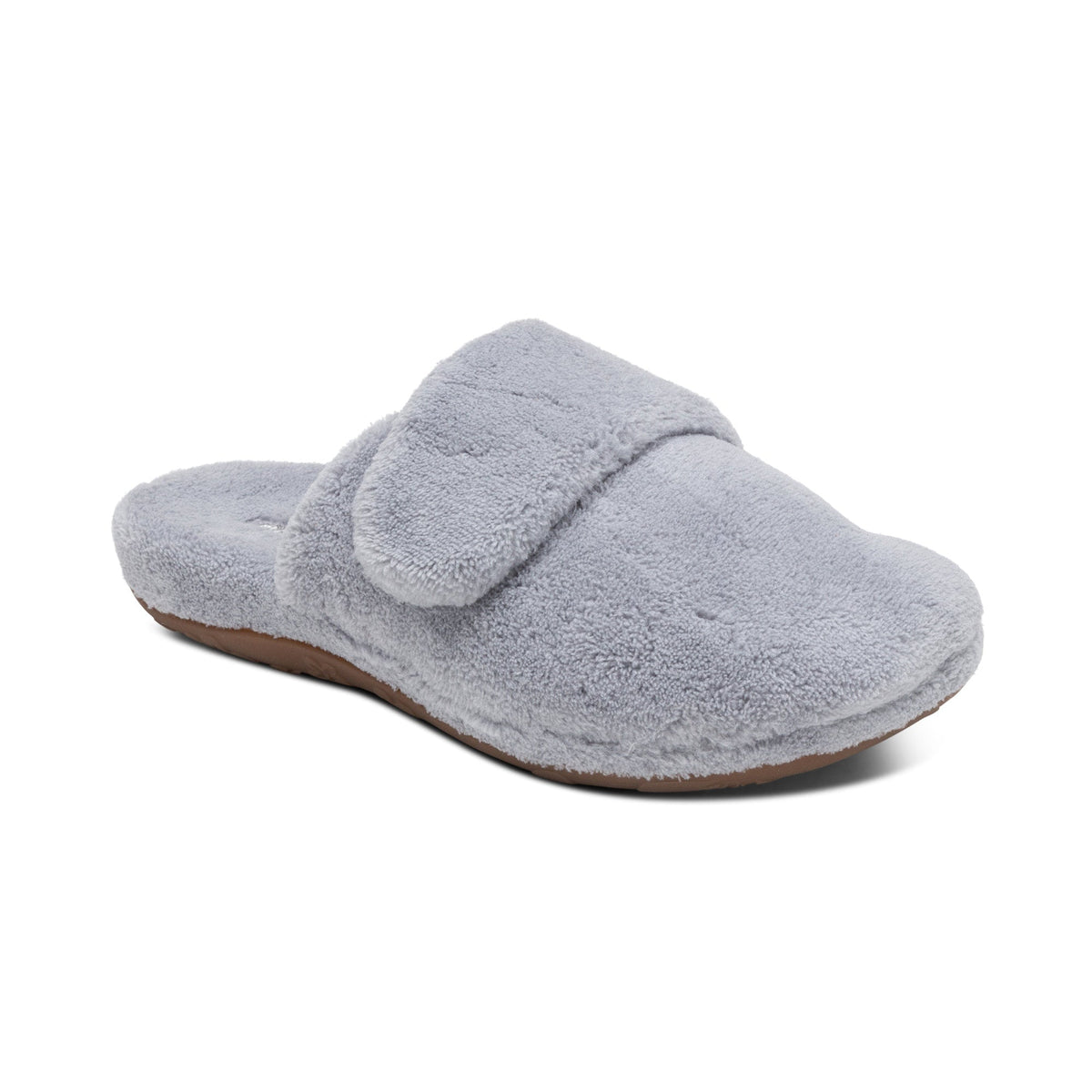 Aetrex Mandy Closed Toe Slipper - Grey