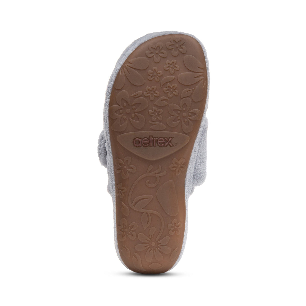Aetrex Mandy Closed Toe Slipper - Grey