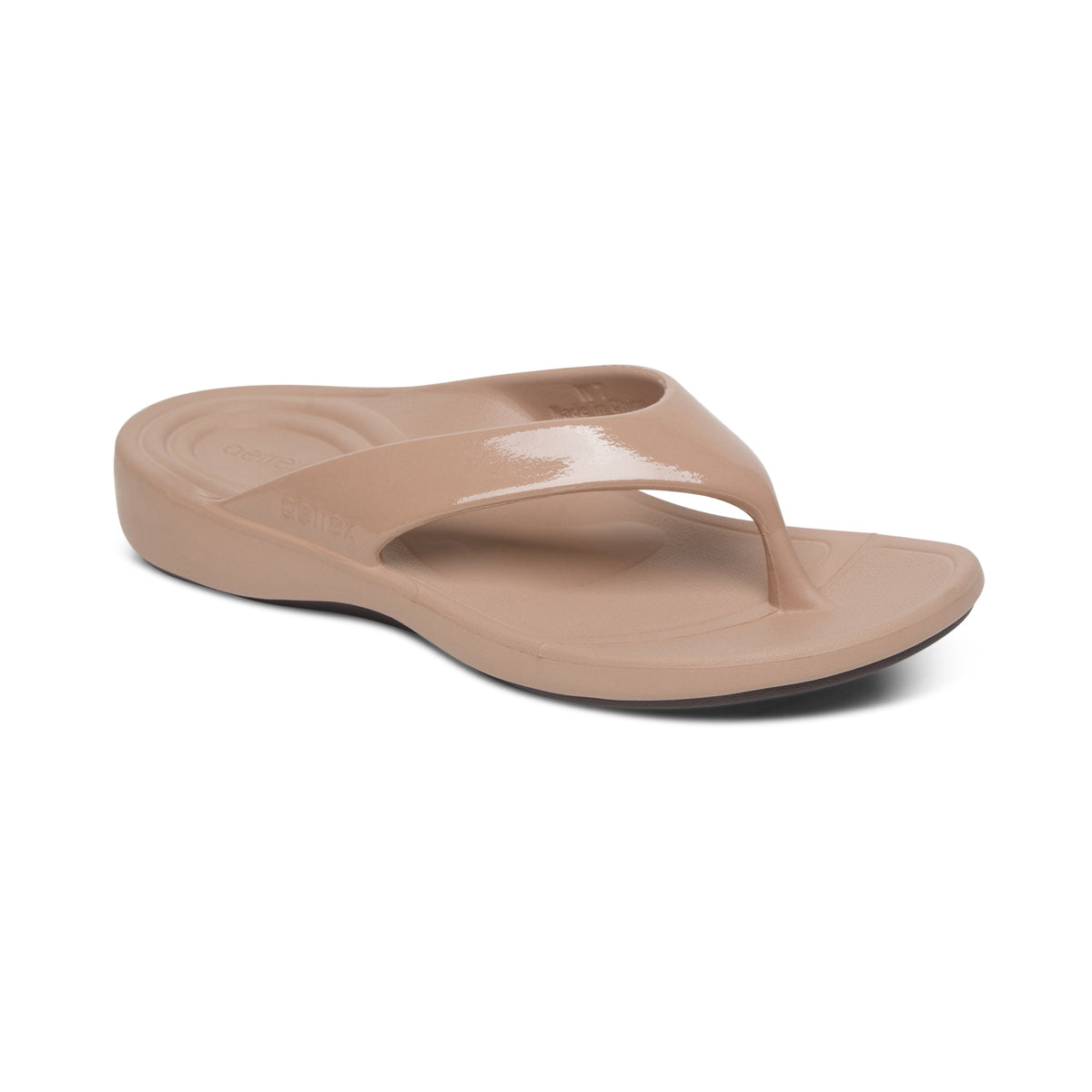 Aetrex Maui Orthotic Women's Flips - Mocha