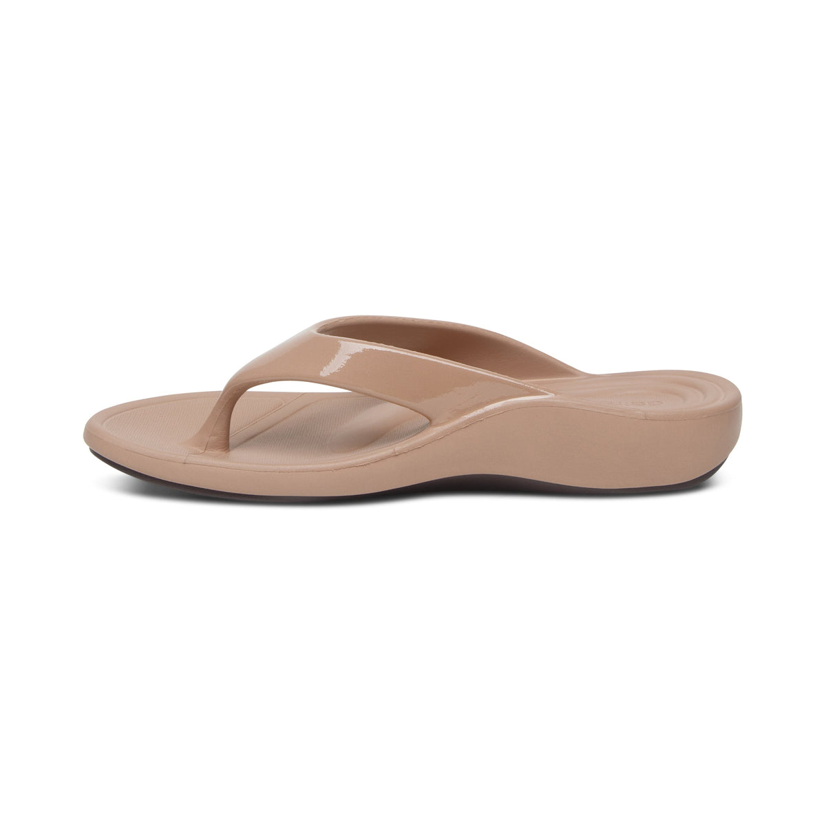 Aetrex Maui Orthotic Women's Flips - Mocha