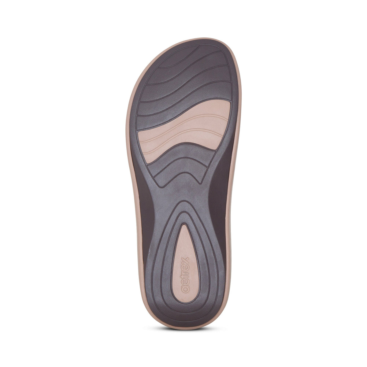 Aetrex Maui Orthotic Women's Flips - Mocha