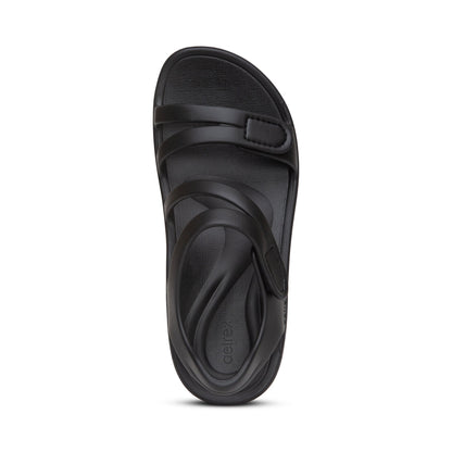 Aetrex Jillian Sport Sandal - Black