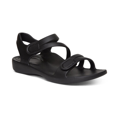 Aetrex Jillian Sport Sandal - Black